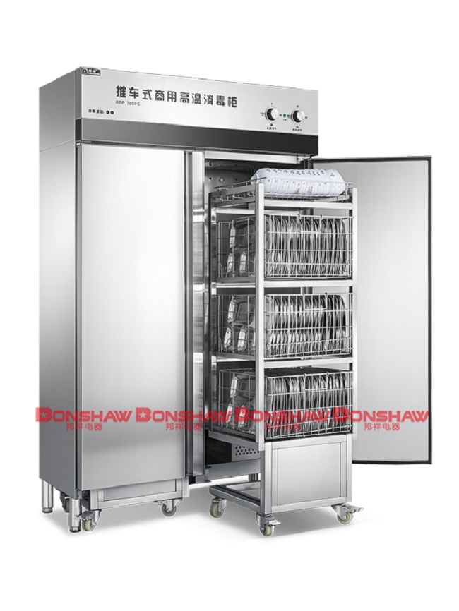 邦祥消毒柜RTP-700FC推车式商用高温消毒柜